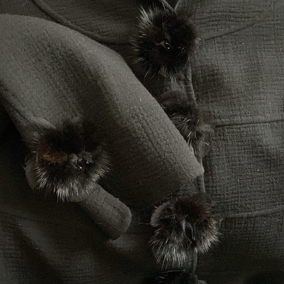 Escada Real Mink Beaded Detail Blazer Made in Italy 🇮🇹 Never Used Rare - Picture 11 of 16